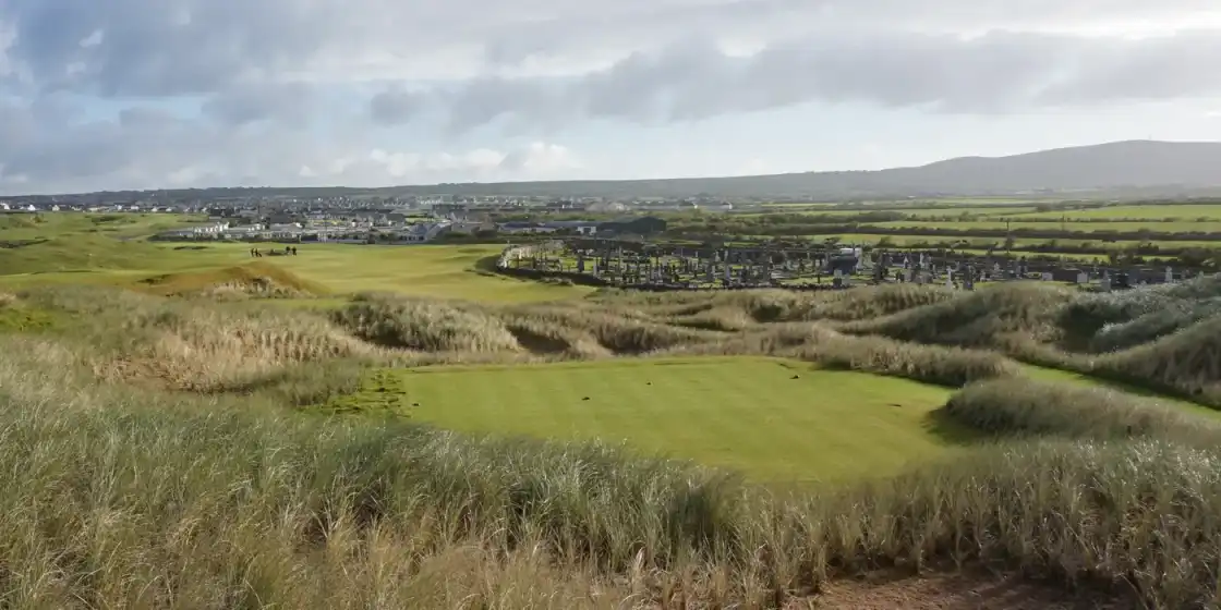 1st hole of the Old Course of the Ballybunion Golf Club, County Kerry, Ireland