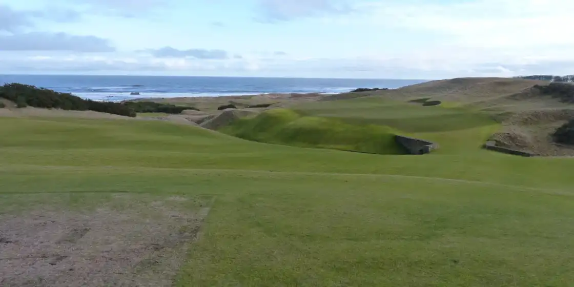 Kingsbarns links from near the clubhouse — Kingsbarns Golf Links