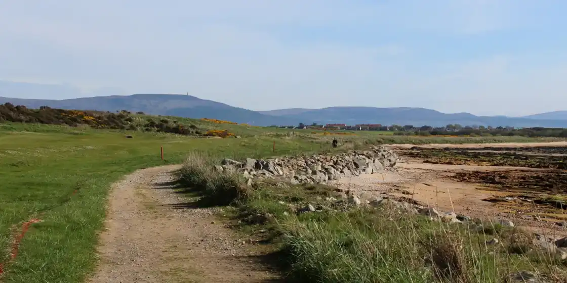 Track beside the Northern End of Royal Dornoch Golf Course