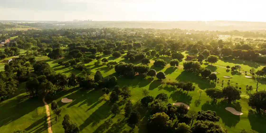 Drone image - EAst Course — Royal Johannesburg & Kensington Golf Club